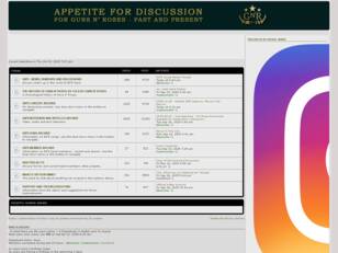 Appetite for Discussion