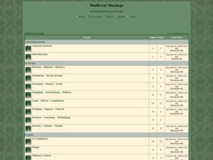 Free forum : Medieval Musings